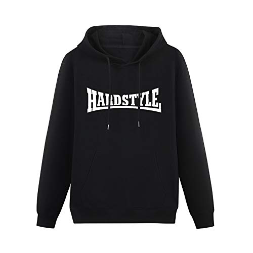 Hardstyle Hard Bass Hoodies Long Sleeve Pullover Loose Hoody Mens Sweatershirt Size 3XL von algem