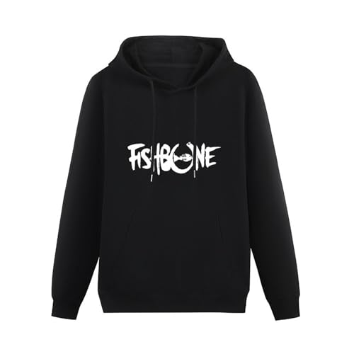 Mens Fishbone Band Logo Hoodies Long Sleeve Pullover Loose Hoody Sweatershirt Size XL von algem
