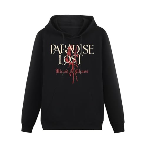 Paradise Lost Blood and Chaos Hoodies Long Sleeve Pullover Loose Hoody Mens Sweatershirt Size L von algem