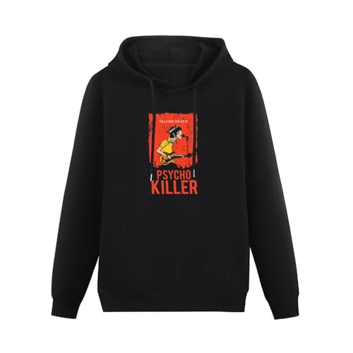 Talking Heads Psycho Killer Hoodies Long Sleeve Pullover Loose Hoody Mens Sweatershirt Size XXL von algem