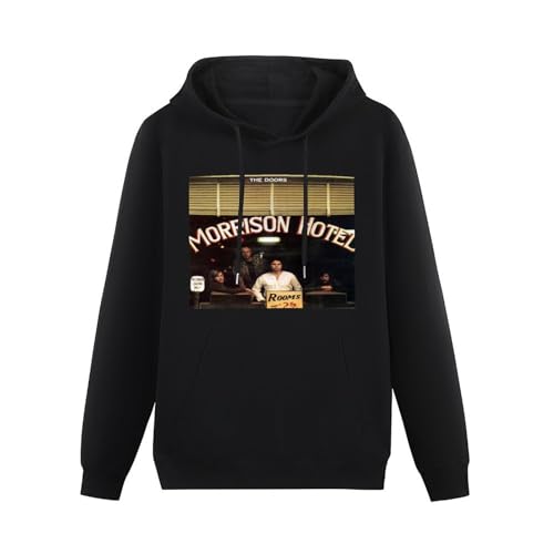 The Doors Hoody Morrison Hotel Vinyl Cd Cover Hoodies Long Sleeve Pullover Loose Hoody Mens Sweatershirt Size 3XL von algem