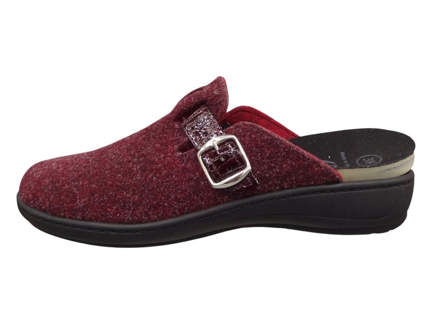 algemare Algemare Damen Filz Pantoffel 8134-5166 magenta rot Hausschuh algemare Algemare Damen Filz Pantoffel 8134-5166 magenta rot Hausschuh von algemare