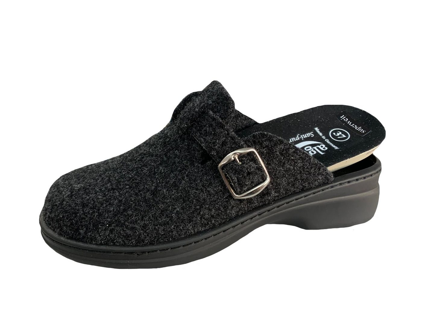 algemare Algemare Damen Filz Pantoffel superweit 8177-2311 anthrazit grau Hausschuh algemare Algemare Damen Filz Pantoffel superweit 8177-2311 anthrazit grau Hausschuh von algemare