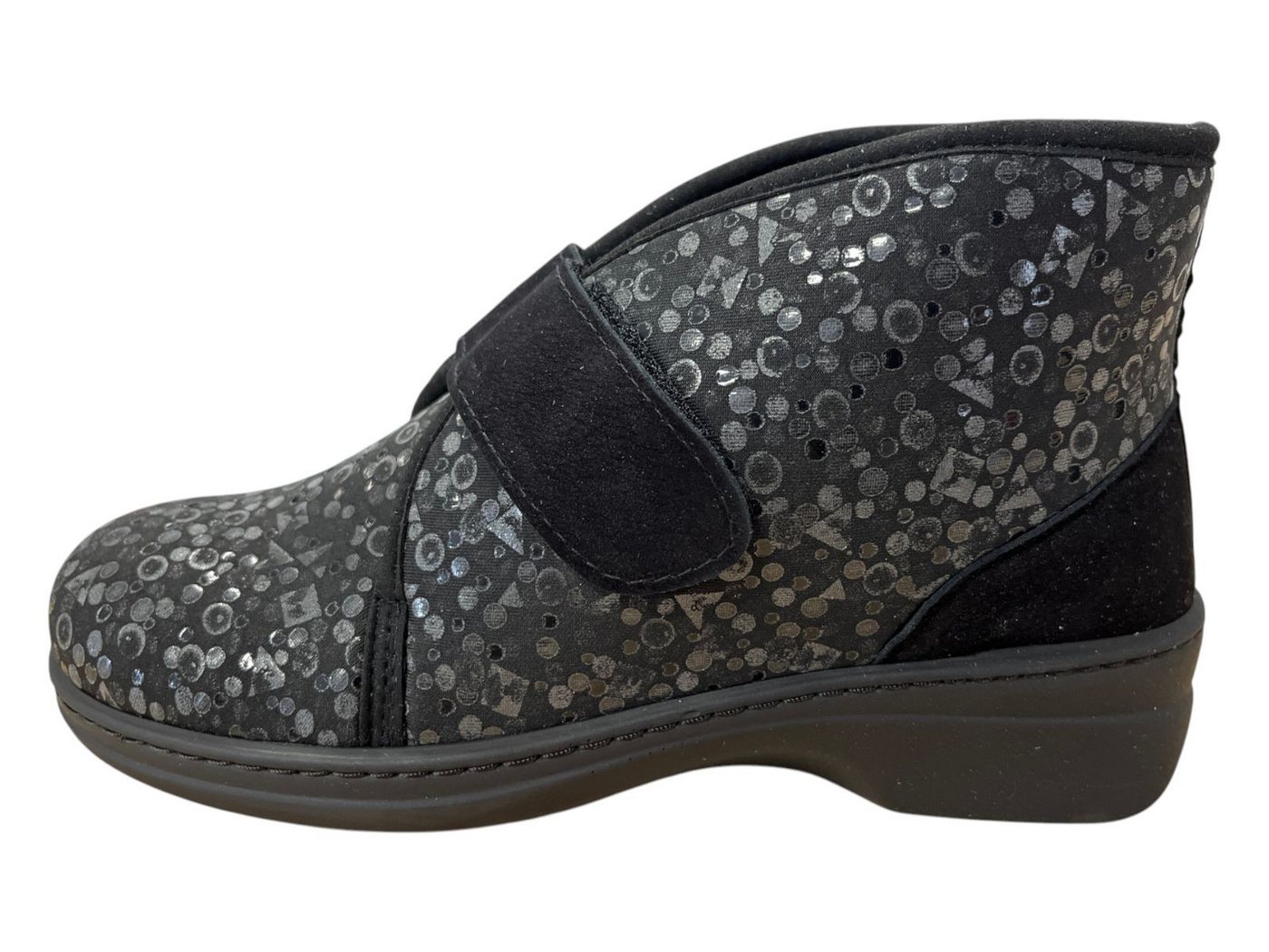 algemare Algemare Damen Hausschuh 8338-0173 schwarz nero punto Hausschuh von algemare