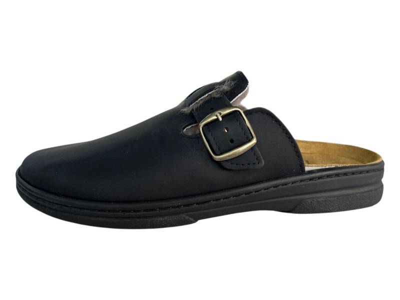 algemare Algemare Herren Clogs 8748-0435 schwarz Lammfell Clog von algemare