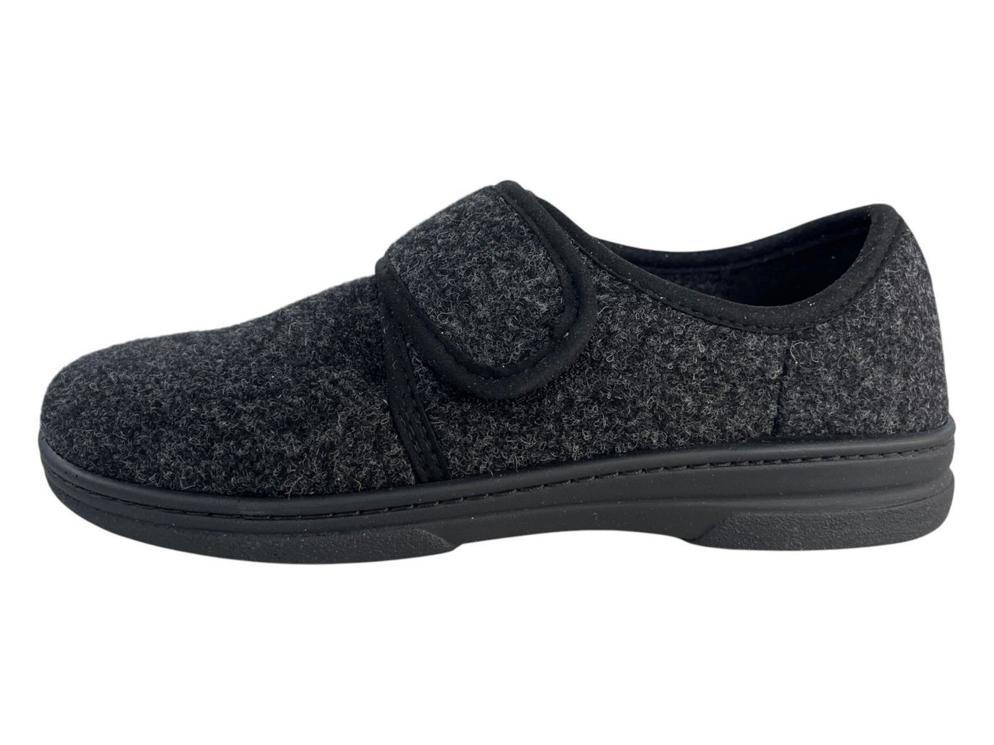 algemare Algemare Herren Filz Hausschuh 8907-2323 anthrazit grau Clog von algemare