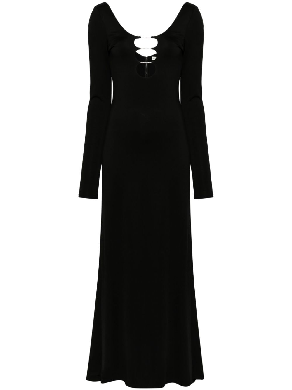 alice + olivia Kalena Maxikleid mit Cut-Out - Schwarz von alice + olivia