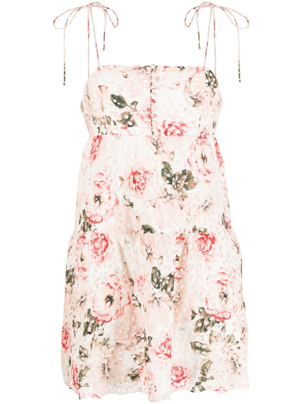 alice + olivia Kleid mit Blumen-Print - Rosa von alice + olivia