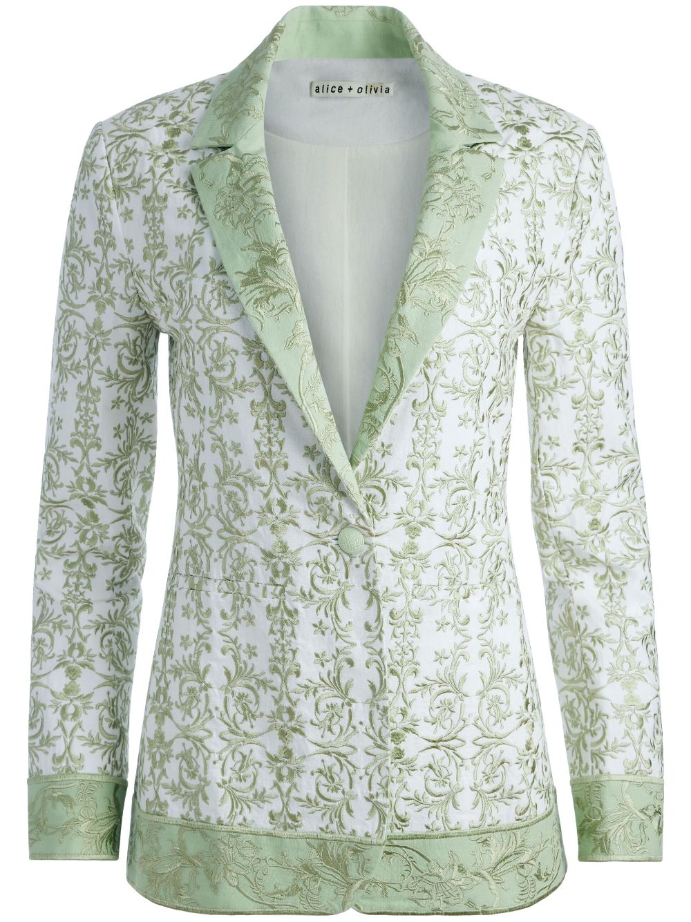 alice + olivia Macey Blazer mit Blumenstickerei - Grün von alice + olivia