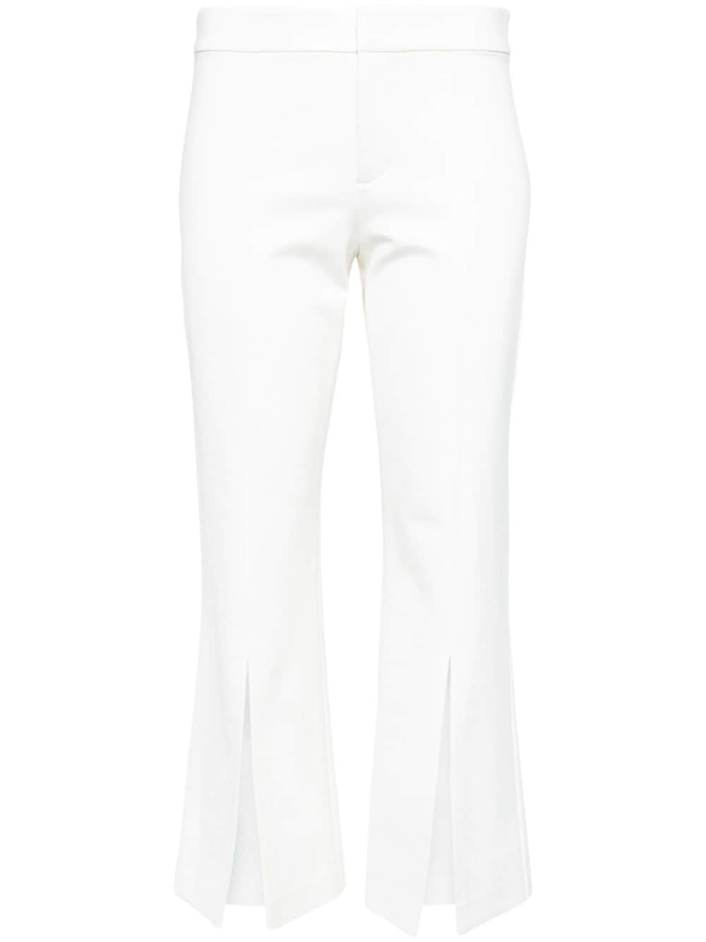 alice + olivia Walker Cropped-Hose - Weiß von alice + olivia