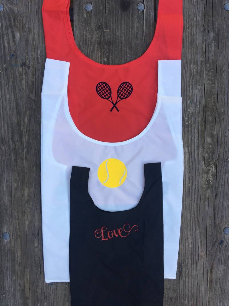 Tennis-Liebhaber Baggu | Geschenk Für Tennisspieler Wiederverwendbare Markttaschen Tennisball Tasche Tennis Team Swag Geschenke von alidesignsSB