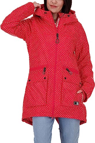 ALIFE and Kickin AudreyAK B Raincoat Damen Übergangsjacke Fuchsia M von alife & kickin