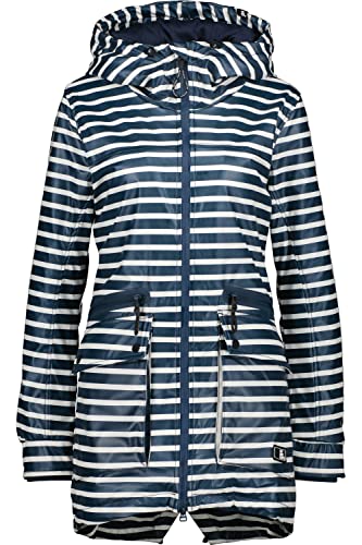 ALIFE and Kickin AudreyAK B Raincoat Damen Übergangsjacke Marine M von alife & kickin