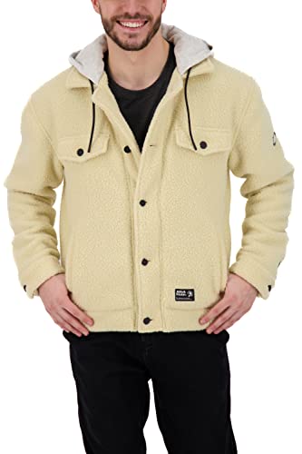 ALIFE AND KICKIN BradAK G Jacket Herren Winterjacke, gefütterte Jacke creme M von alife & kickin