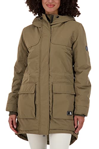 ALIFE and Kickin CharlizeAK A Coat Damen Winterjacke, gefütterte Jacke Stone XS von alife & kickin