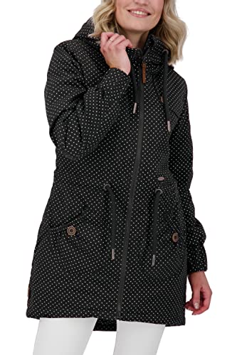 ALIFE AND KICKIN CharlotteAK A Coat Damen Winterjacke, gefütterte Jacke black dots XL von alife & kickin