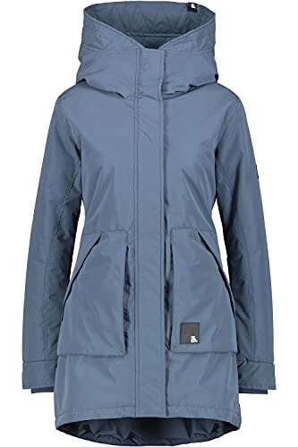 ALIFE and Kickin FloraAK Parka – Damen Winterjacke Parka – Mantel mit Kapuze – Perfekt für Kalte Tage, Herbst & Winter – Robuste Jacke Nightblue XL von alife & kickin