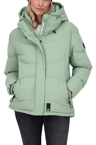 ALIFE AND KICKIN JolandaAK A Puffer Jacket - Winterjacke Damen, Warm Gefütterte Steppjacke mit Kapuze, Kurze Damenjacke in Daunenoptik, Figurbetonte Passform Damen Winterjacke, Jacke alpine frost S von alife & kickin