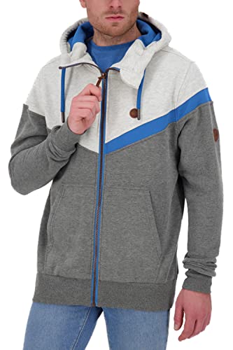 ALIFE and Kickin JulianAK A Sweatjacket Herren Kapuzensweatjacke, Sweatjacke Steal Melange L von alife & kickin