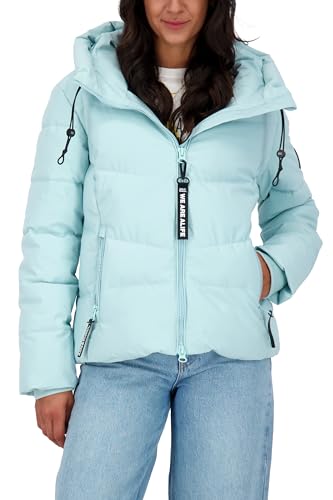 ALIFE AND KICKIN MicaelaAK A Puffer Jacket - Winterjacke Damen mit kapuze, warme Steppjacke, gefüttert in Daunenoptik, kurze vegane Damen Winterjacke Damen Steppjacke, Winterjacke glacial blue L von alife & kickin