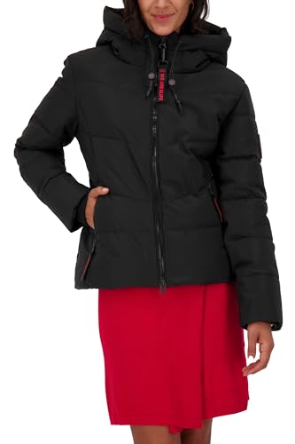 ALIFE AND KICKIN MicaelaAK A Puffer Jacket - Winterjacke Damen mit kapuze, warme Steppjacke, gefüttert in Daunenoptik, kurze vegane Damen Winterjacke Damen Steppjacke, Winterjacke moonless M von alife & kickin