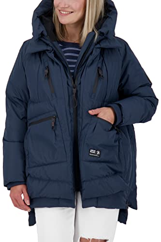 ALIFE AND KICKIN RachelAK A Coat - Winterjacke Damen, Warm Gefütterte Steppjacke mit Kapuze, Modischer Kurzer Wintermantel, Damen Winterjacke, gefütterte Jacke marine S von alife & kickin