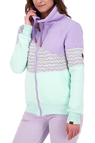 ALIFE and Kickin ValeraAK B Sweatjacket Damen Sweatjacke, Jacke Mint Melange L von alife & kickin