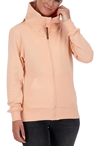 ALIFE AND KICKIN VivianaAK A Sweatjacket Damen Sweatjacke apricot melange XS von alife & kickin