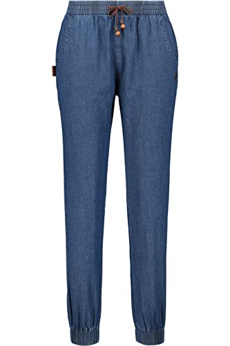 ALIFE and Kickin AliciaAK DNM Pant – Damen Freizeithose – Bequem & Lässig - Perfekte Hose für Alltag & Entspannung Dark Denim S von alife & kickin