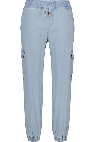 ALIFE and Kickin AngeliqueAK DNM A Pants – Damen Stoffhose – Klassisch & Bequem für Freizeit & Alltag – Elegante Freizeithose - Lange Hose Light Denim Washed XL von alife & kickin