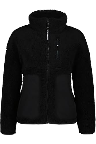 ALIFE and Kickin AnoukAK G Teddy Jacket – Damen Winterjacke Kurz – Warm & Stylisch für Kalte Tage – Perfekt für Herbst & Winter – Bequeme Jacke für den Alltag Moonless S von alife & kickin