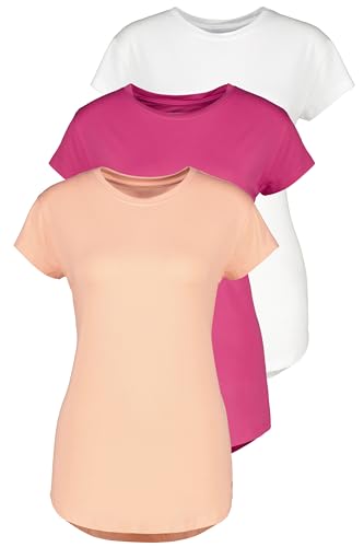 ALIFE and Kickin AriAK Triplepack – Damen T-Shirt – Bequemes Kurzarm Shirt für Alltag & Freizeit – Perfekt für Sommer & Übergangszeiten Mellow Peach S ALIFE and Kickin AriAK Triplepack – Damen T-Shirt – Bequemes Kurzarm Shirt für Alltag & Freizeit – Perfekt für Sommer & Übergangszeiten Mellow Peach S von alife & kickin
