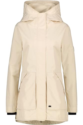 ALIFE and Kickin ArlettaAK A Parka – Damen Übergangsjacke – Leichter Parka für Frühling & Sommer – Atmungsaktiv - Mantel Perfekt für Freizeit & Outdoor Chalk L von alife & kickin