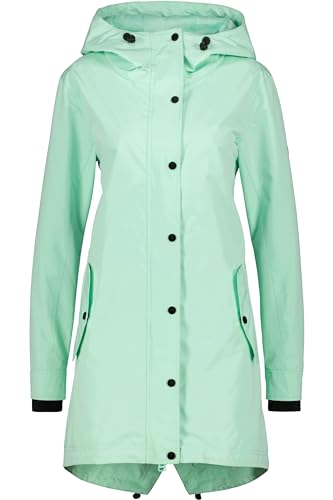 ALIFE and Kickin BerniceAK A Parka – Damen Übergangsjacke – Leichter Parka für Frühling & Sommer – Atmungsaktiv - Mantel Perfekt für Freizeit & Outdoor Fresh Mint L von alife & kickin