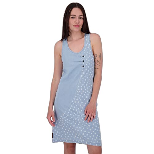 ALIFE and Kickin CameAK B Dress Damen Sommerkleid, Kleid Light Denim S von alife & kickin