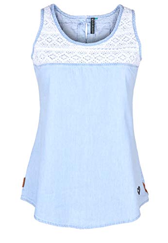 ALIFE and Kickin Carla Shirt Light Denim L von alife & kickin