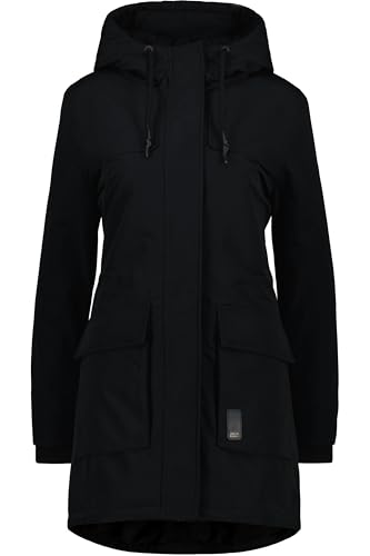 ALIFE and Kickin CharlizeAK A Parka – Damen Winterjacke Parka – Warm & Stylisch mit Kapuze – Perfekt für Kalte Tage, Herbst & Winter – Robuste Jacke Moonless S von alife & kickin
