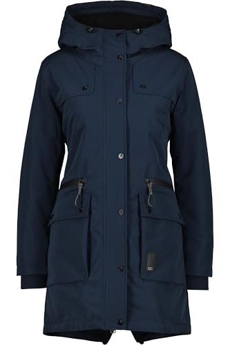 ALIFE and Kickin CharlottAK A Parka Damen Winterjacke, gefütterte Jacke Marine XL von alife & kickin