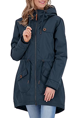 ALIFE and Kickin CharlotteAK A Coat Damen Winterjacke, gefütterte Jacke Marine XS von alife & kickin