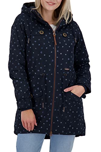 ALIFE and Kickin CharlotteAK B Coat Damen Winterjacke, gefütterte Jacke Marine XS von alife & kickin