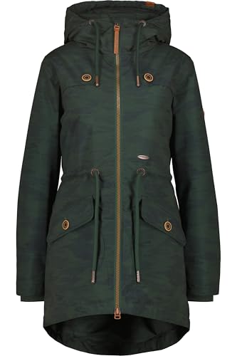 ALIFE and Kickin CharlotteAK B Parka – Damen Winterjacke Parka – Warm & Stylisch mit Kapuze – Perfekt für Kalte Tage, Herbst & Winter – Robuste Jacke Green Gable M von alife & kickin