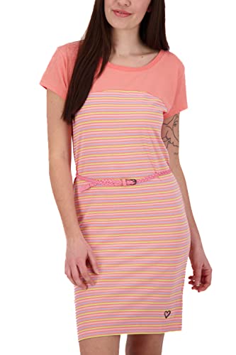 ALIFE and Kickin ClariceAK Dress Damen Sommerkleid, Kleid Peach XL von alife & kickin