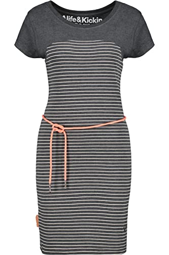 ALIFE and Kickin ClarissaAK B Dress – Damen Jerseykleid Knielang – Bequem & Stylisch für Alltag & Freizeit – Freizeitkleid für Frühling & Sommer Moonless L von alife & kickin
