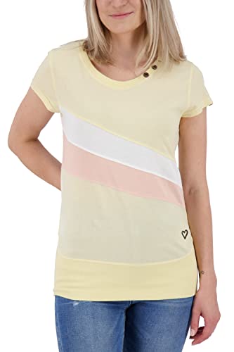 ALIFE and Kickin CleaAK A Shirt Damen T-Shirt Creme Melange XS von alife & kickin