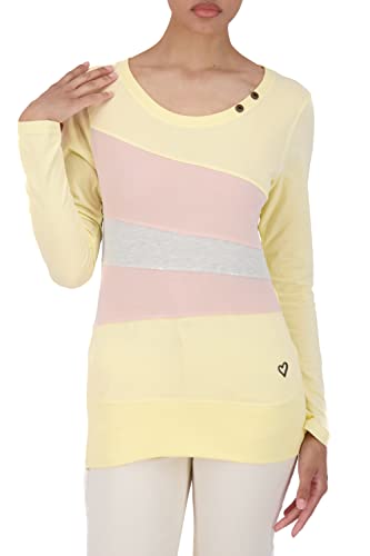 ALIFE and Kickin CliaAK A Longsleeve Damen Langarmshirt Creme Melange S von alife & kickin