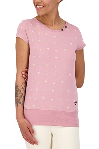 ALIFE and Kickin CocoAK B Shirt Damen Kurzarmshirt, Shirt Mauve Melange S von alife & kickin