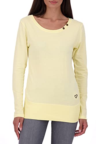 ALIFE and Kickin ConnyAK A Longsleeve Damen Langarmshirt Creme Melange XS von alife & kickin