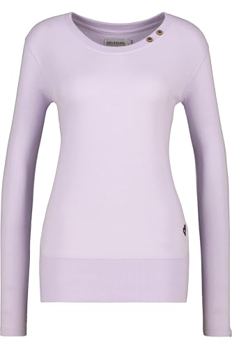 ALIFE and Kickin ConnyAK A Longsleeve – Damen Longsleeve – Bequemes Langarmshirt für Frühling & Herbst – Weich & Atmungsaktiv – Perfekt für Übergangszeiten Gentle Lavender Melange M von alife & kickin
