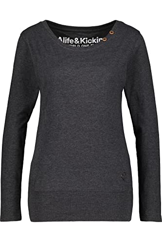 ALIFE and Kickin ConnyAK A Longsleeve – Damen Longsleeve – Bequemes Langarmshirt für Frühling & Herbst – Weich & Atmungsaktiv – Perfekt für Übergangszeiten Moonless Melange M ALIFE and Kickin ConnyAK A Longsleeve – Damen Longsleeve – Bequemes Langarmshirt für Frühling & Herbst – Weich & Atmungsaktiv – Perfekt für Übergangszeiten Moonless Melange M von alife & kickin