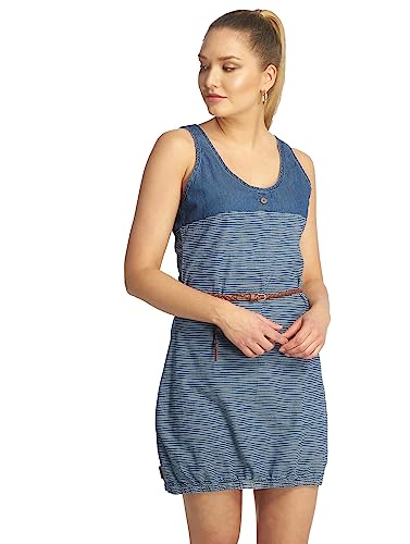 ALIFE and Kickin DOJA D Dress Damen Dark Denim Stripes XL von alife & kickin